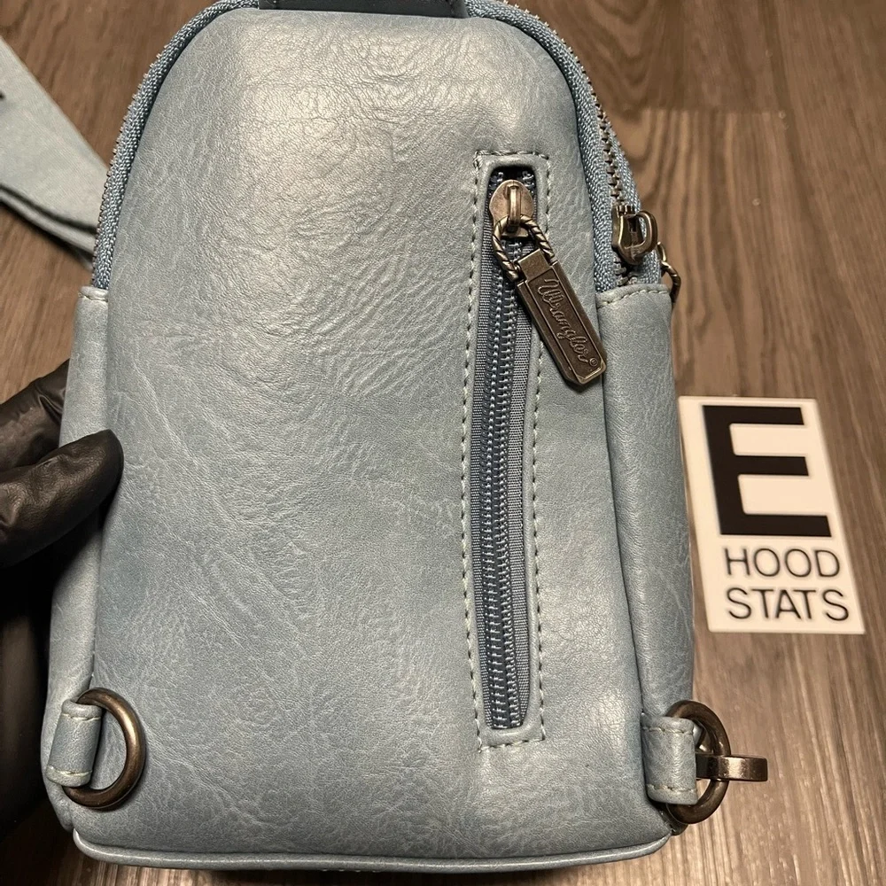 Wrangler Mini Crossbody Light Blue Bag